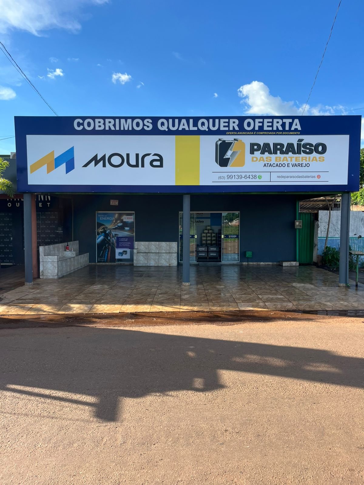 Loja Paraíso das Baterias em Lagoa da Confusão