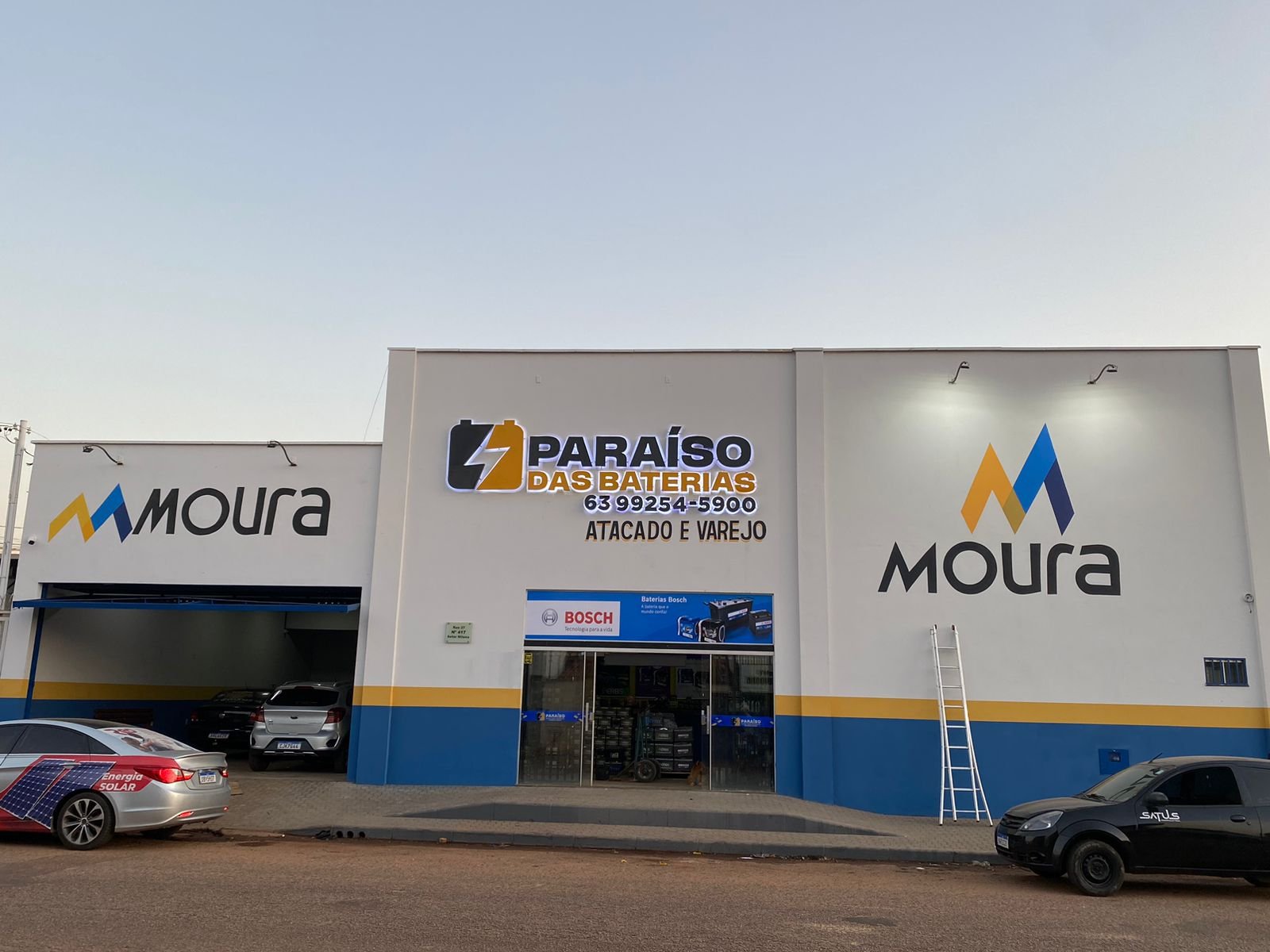 Fachada da Paraíso das Baterias no Setor Milena em Paraíso do Tocantins